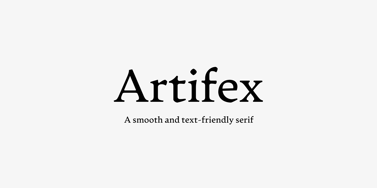 Artifex CF Font preview